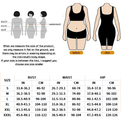 Fajas Colombianas Women's High Compression Garments Double Pressure Abdominal Shaping Slimming with Bone Butt lift Body Shaper